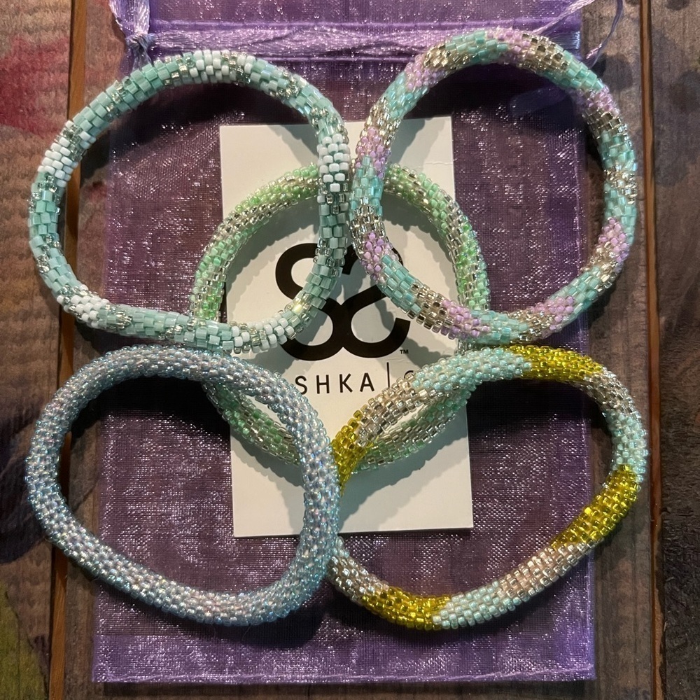 Sashka Co Beaded Bracelets Set of 5 B24